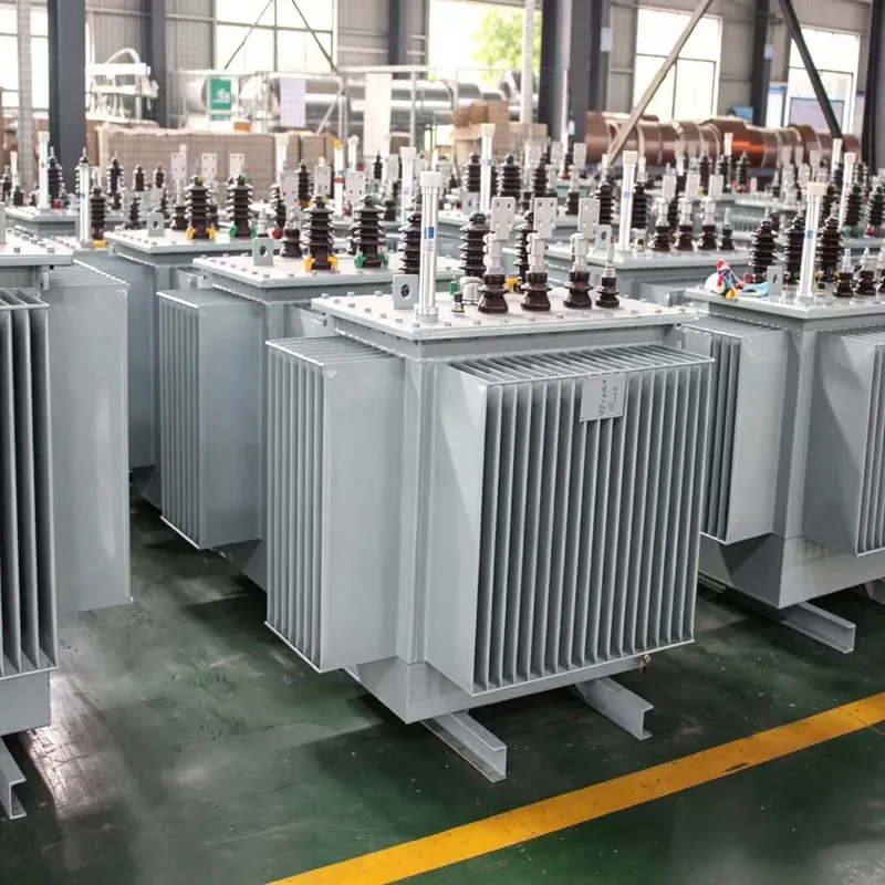 630kVA enroulement de cuivre du transformateur 10kV/400V immerg&eacute; dans l'huile triphas&eacute; enti&egrave;rement s