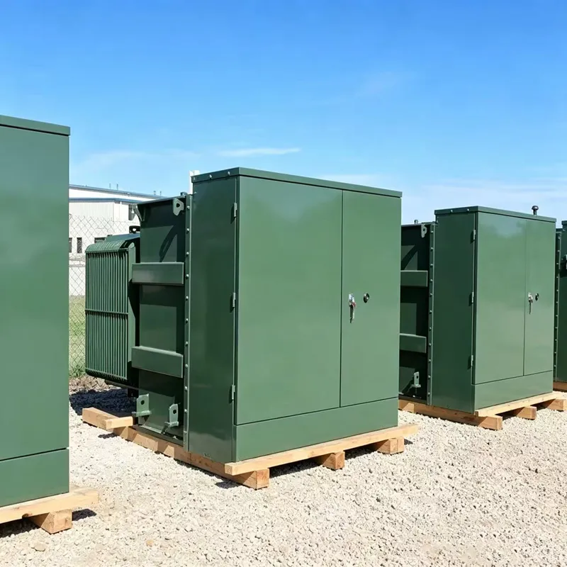 Transformateur mont&eacute; sur protection de type am&eacute;ricain durable ext&eacute;rieur 500kVA 11kV/415V