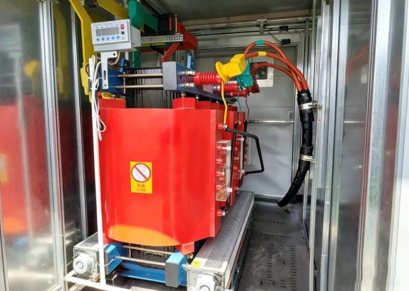 Projet d'alimentation cl&eacute; d&eacute;di&eacute; transformateur de type sec 2500kVA 33kV/0,4kV enti&egrave;rement personnali